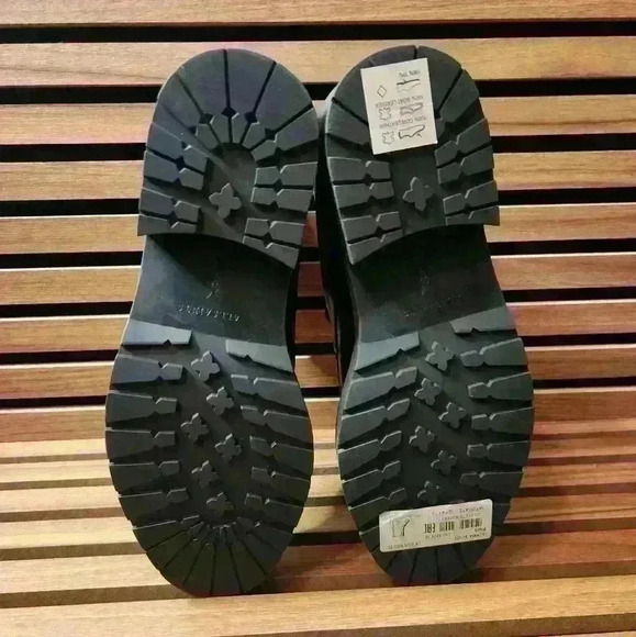 AllSaints Alaria Leather Combat Boots - Picture 6 of 11